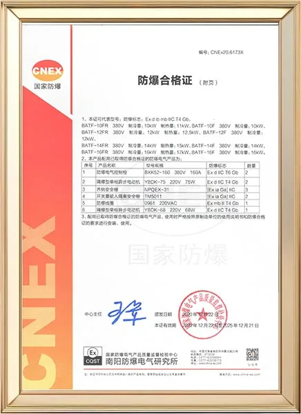 Certification