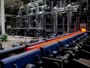 Steel mill rolling mill heat load management
