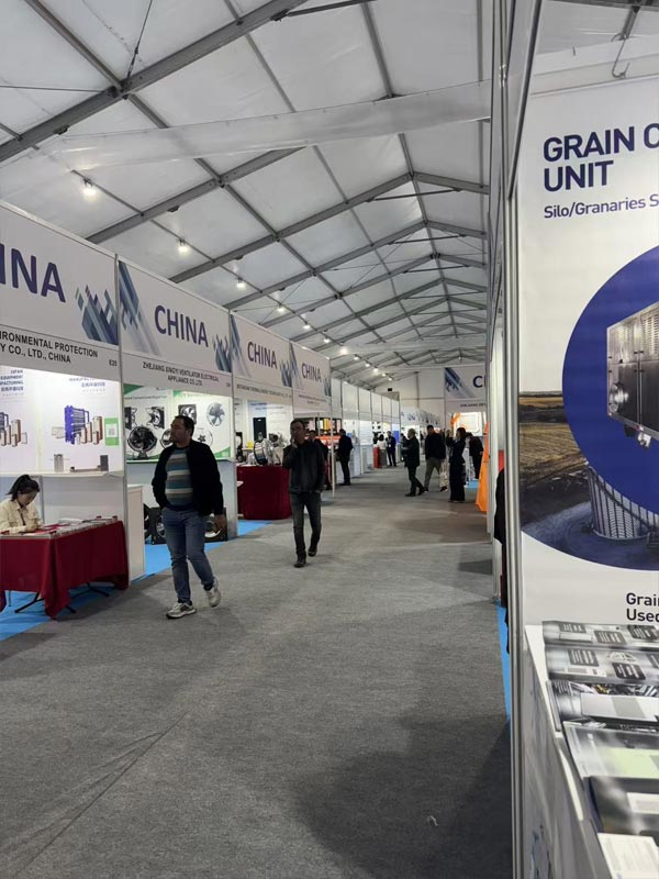 Our booth on site