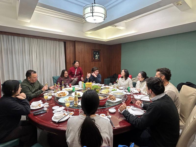 Hicon and its clients shared a dinner
