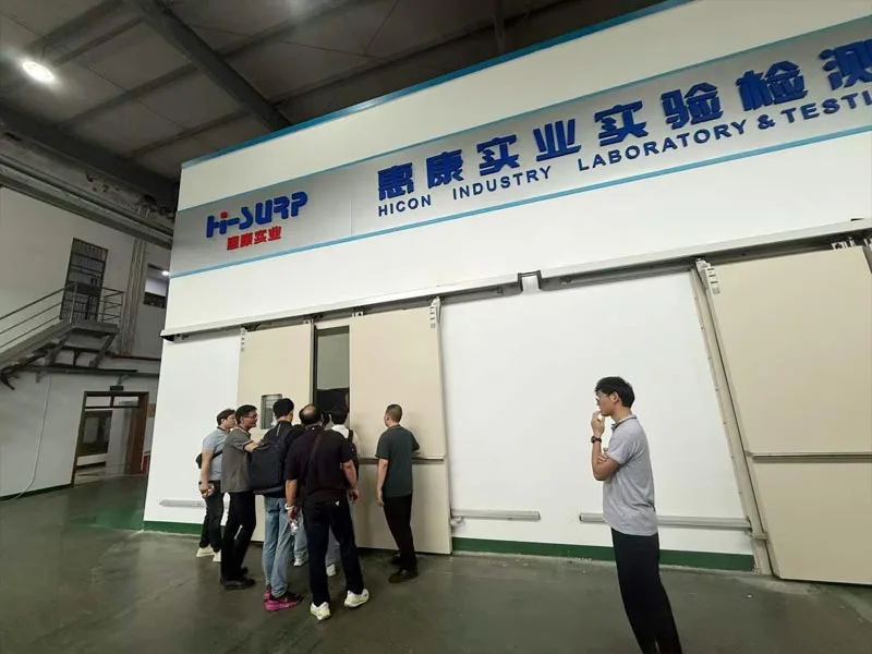 Photos of the client's on-site visit