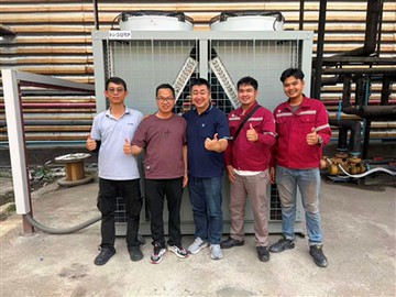 Hicon Delivers Rapid After-Sales Support For Commercial Modular Air Cooled Chiller in Thailand